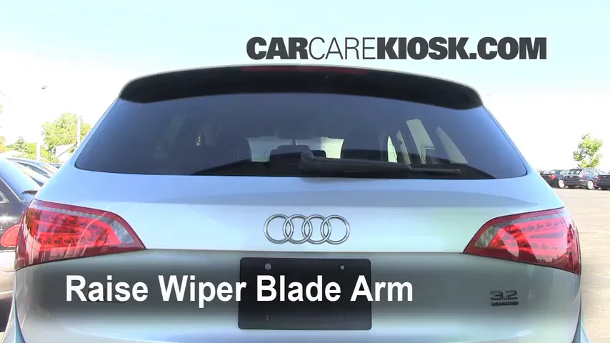 2010 Audi Q5 Premium 3.2L V6 Balais essuie-glace arrière Changer les balais des essuie-glace